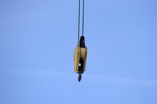 old harbor iron crane detail photo