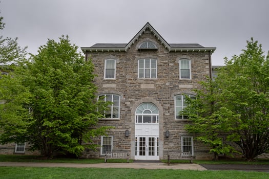 Swarthmore college university old buildings photo