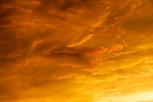 sky at sunset photo