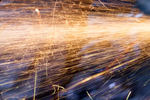 orange sparks, repair photo