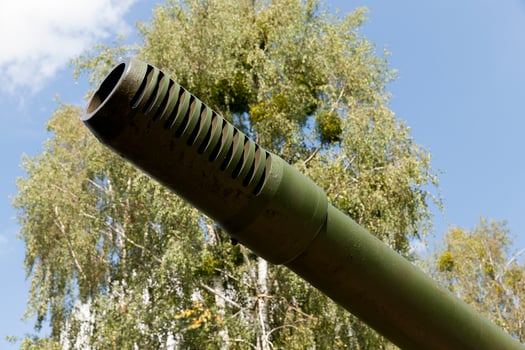 old cannon barrel photo