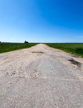 road in rural areas photo