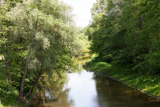 river in nature photo