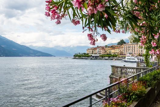 Como lake seen from Bellagio photo