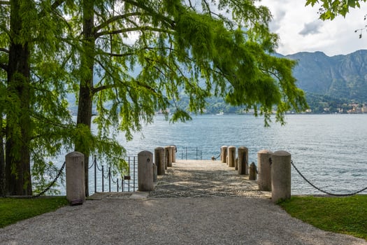 Como lake seen from Bellagio photo