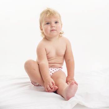 Cute little baby photo