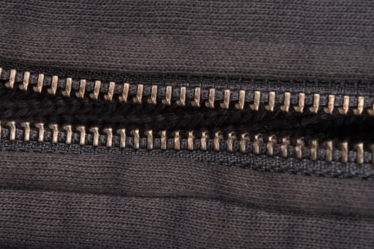zip close up macro detail photo
