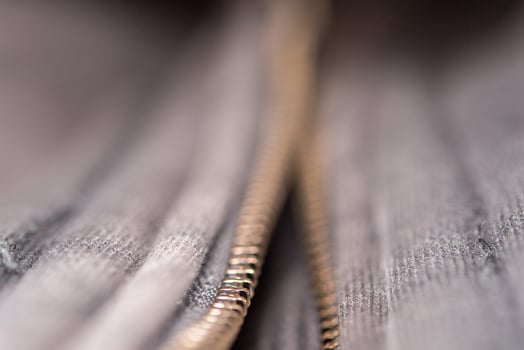 zip close up macro detail photo