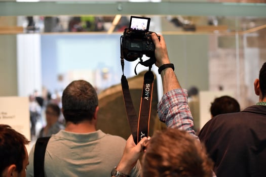 LONDON, ENGLAND - JULY 15 2017 - British museum full of tourists photo