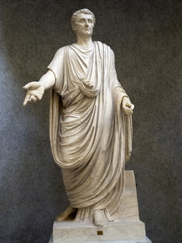 old marble roman figure sculpture statue photo