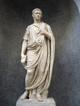 old marble roman figure sculpture statue photo
