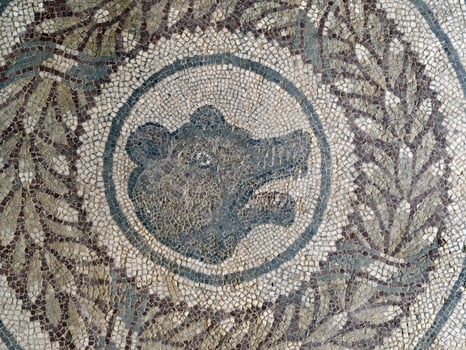 Ancient Roman mosaic of Villa del Casale, Sicily photo