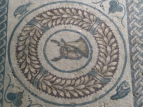 Ancient Roman mosaic of Villa del Casale, Sicily photo