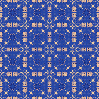 Seamless Background Retro Garden Nature Aboriginal Floral Damask Traditional Pattern Art photo
