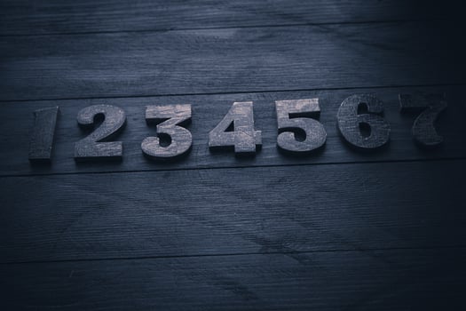 Digit background. background with numbers from 0 to 9 for designs or for the economic theme. The global financial crisis photo