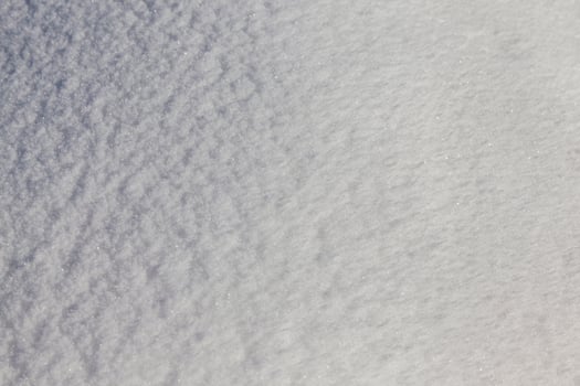 Snow  background, close up photo