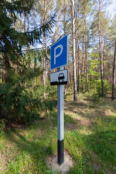 road sign, close up photo