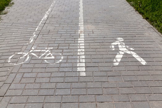 man and a bicycle photo