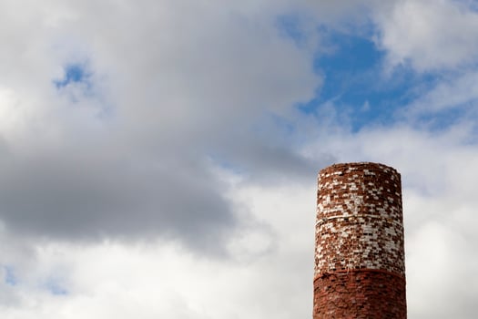 built from red brick photo