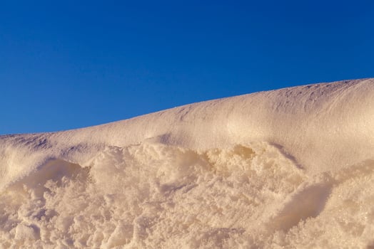 beautiful form of snowdrifts photo