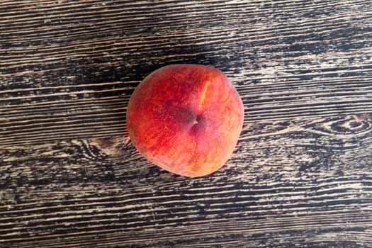 ripe and large peach photo