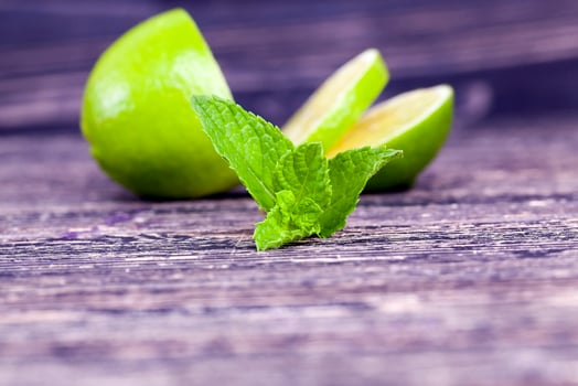 green lime and mint photo