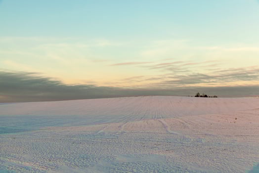 Snowdrifts in winter photo