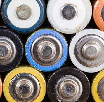 a large number of batteries photo