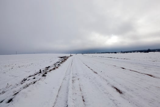 Ruts on the road photo