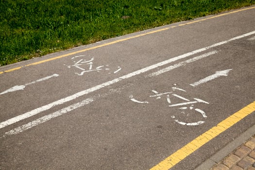 two halves of the road photo