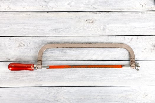 Tools on a wooden background photo