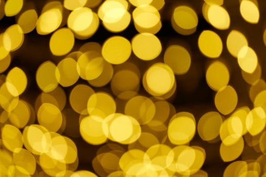 Glittering stars of bokeh photo
