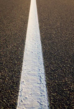 road paved, close up photo