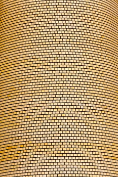 brick wall yellow photo