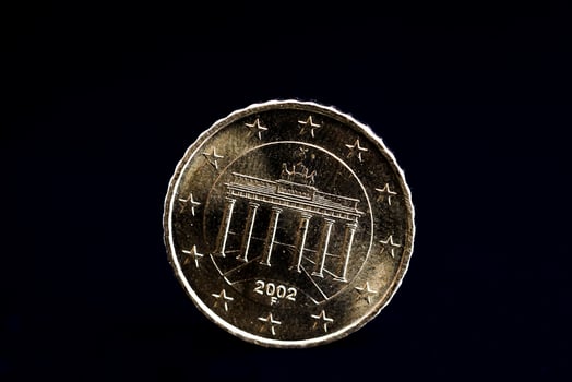 coin with a face value of 10 European cents photo