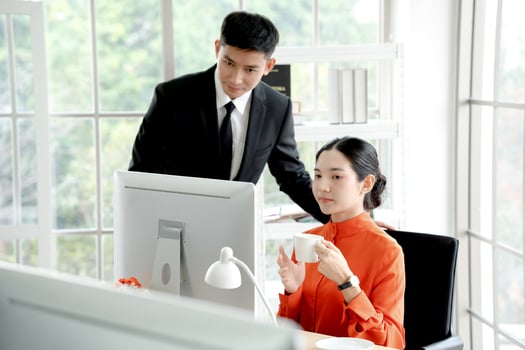 Business People Working in Their Office photo