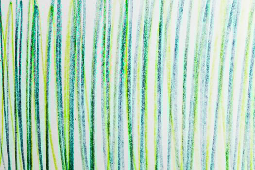 fence lines drawn in green pencil photo