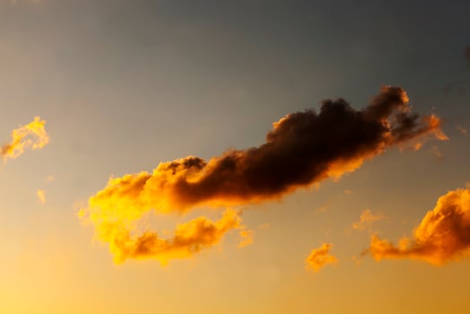 colorful sky with clouds photo