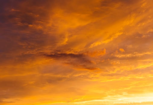 beautiful colored sky during sunset or sunrise photo
