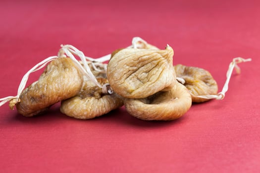 dried yellow sweet fruit figs photo