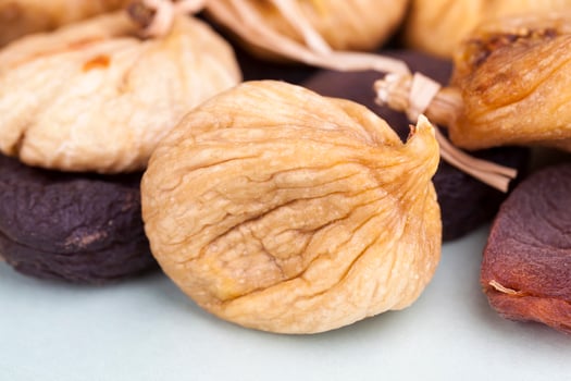 dried yellow edible fruit figs photo
