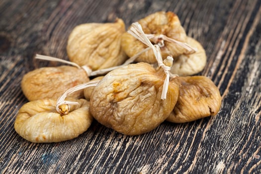 dried yellow edible fruit figs photo
