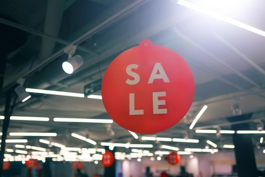 Sale signs Sale signs - shopping concept photo