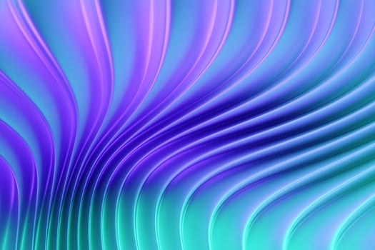 3d Illustration  rows of  blue   line  .Geometric background,  pattern. photo