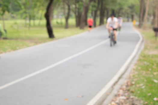 Blurred park,natural background photo