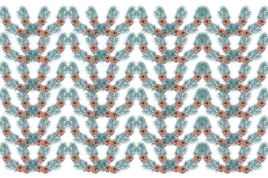 Abstract background of pine branches and cones. photo