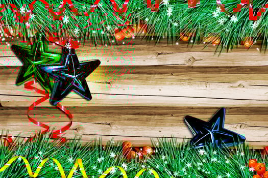 Christmas tree and toys photo