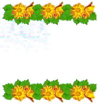 Colorful bright flower dahlia photo