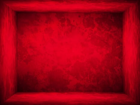 Red gradient wall. blank studio room. plain studio background photo