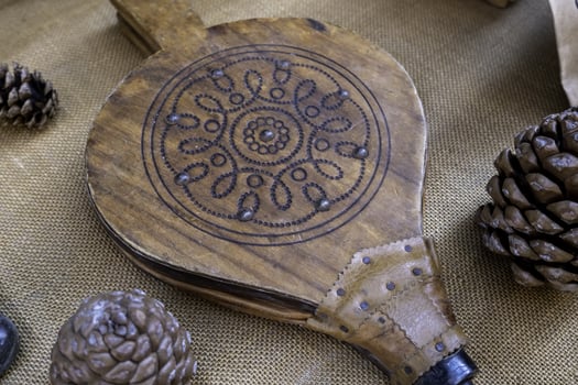 Old medieval bellows photo